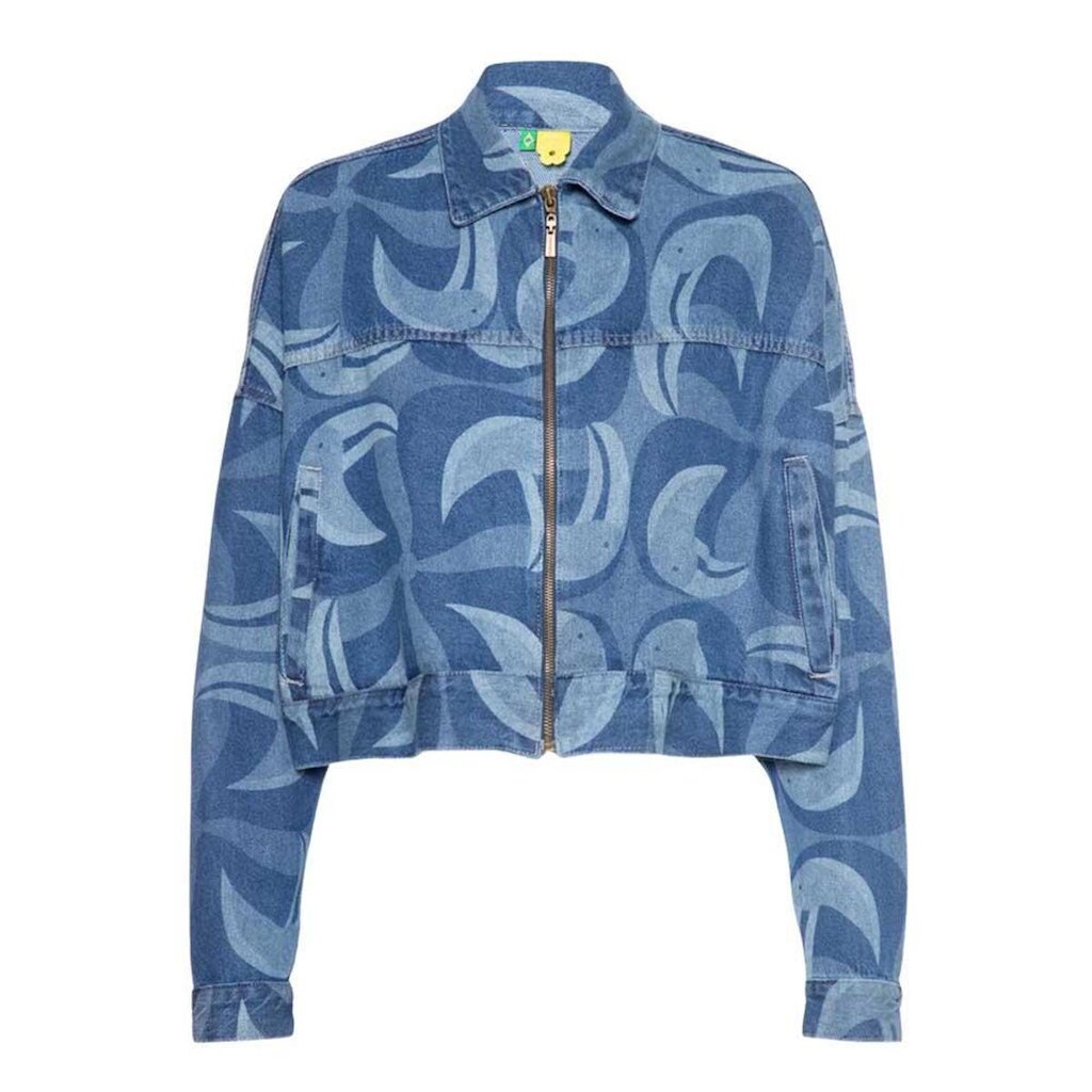 Jaqueta Farm Rio Jeans Laser Tuca Tropical