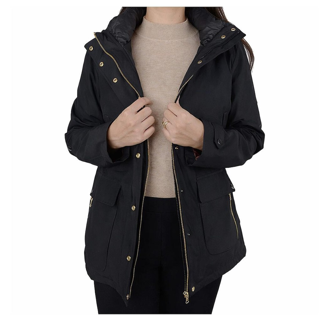 Jaqueta Feminina Alpelo Kohl Colete Interno Preta - 4050020