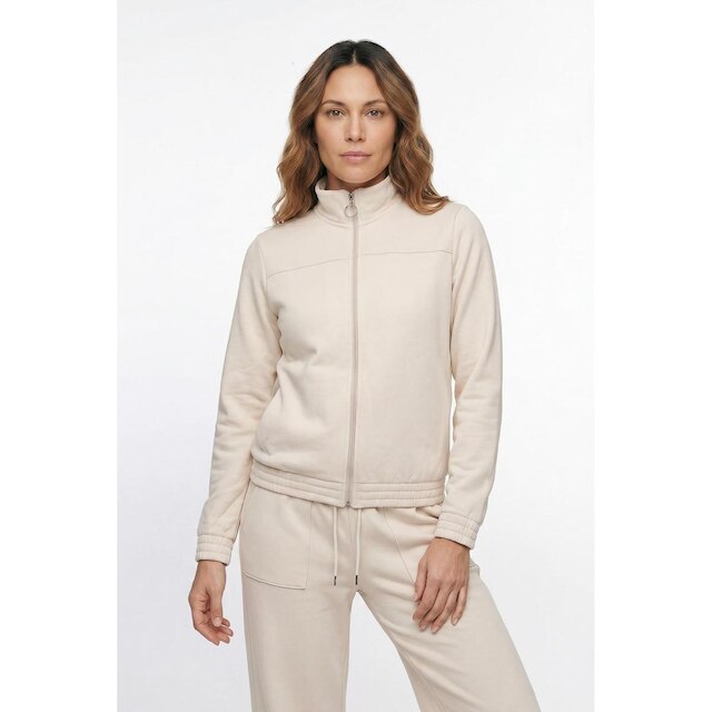 Jaqueta feminina básica moletom forrada 61379