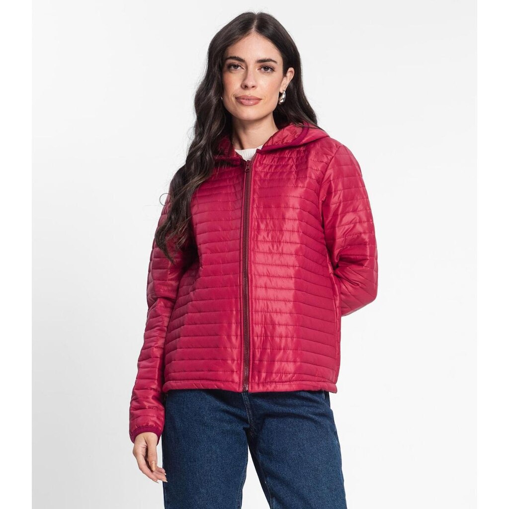Jaqueta Feminina Com Capuz Rovitex Roxo