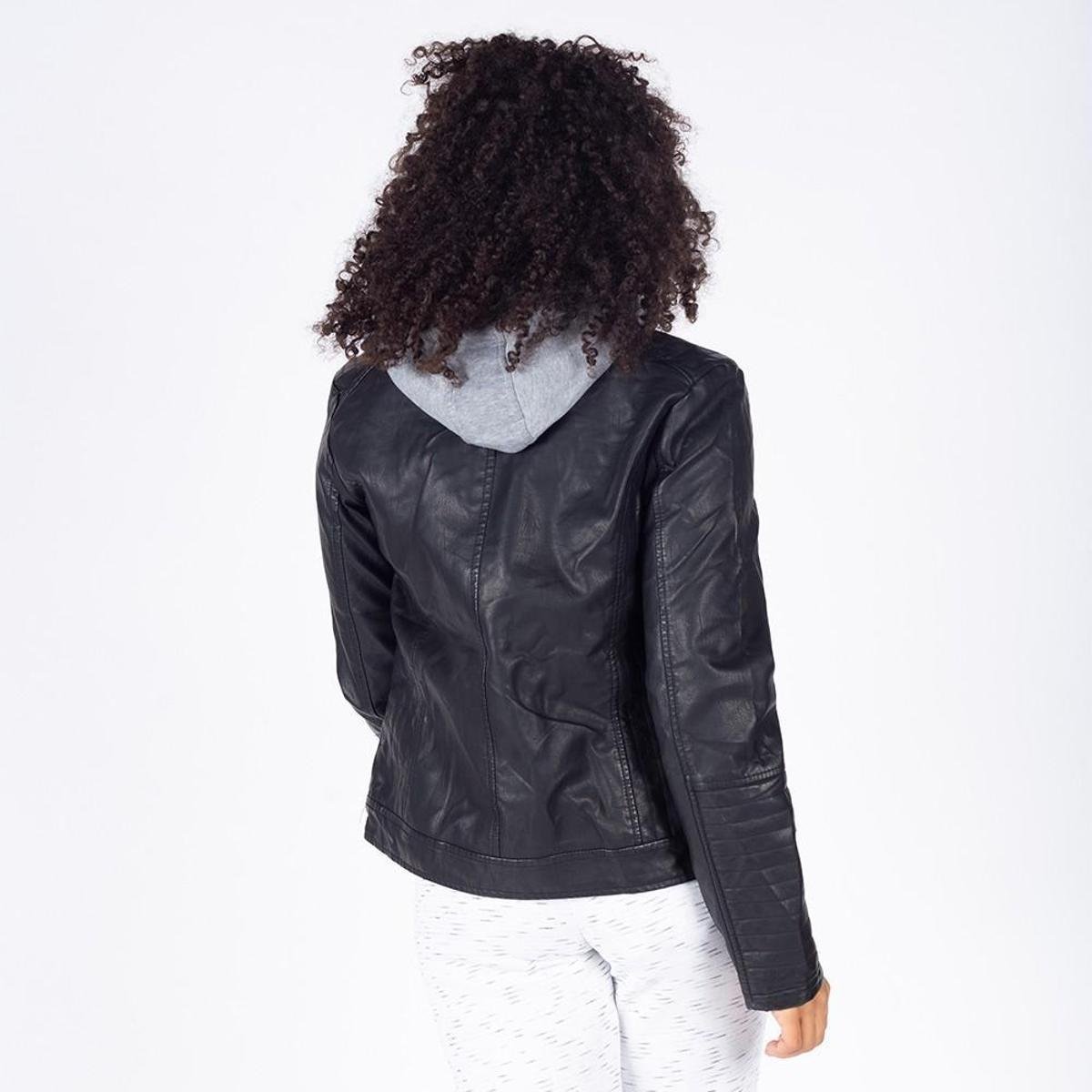 jaqueta feminina corino