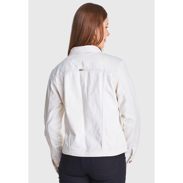 Jaqueta Feminina HNO Jeans Tradicional Off White