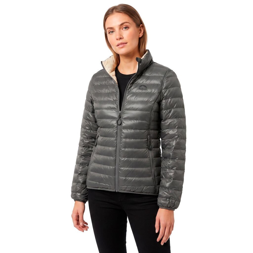 Jaqueta Feminina Kailash Goose Down Térmica Dupla Face