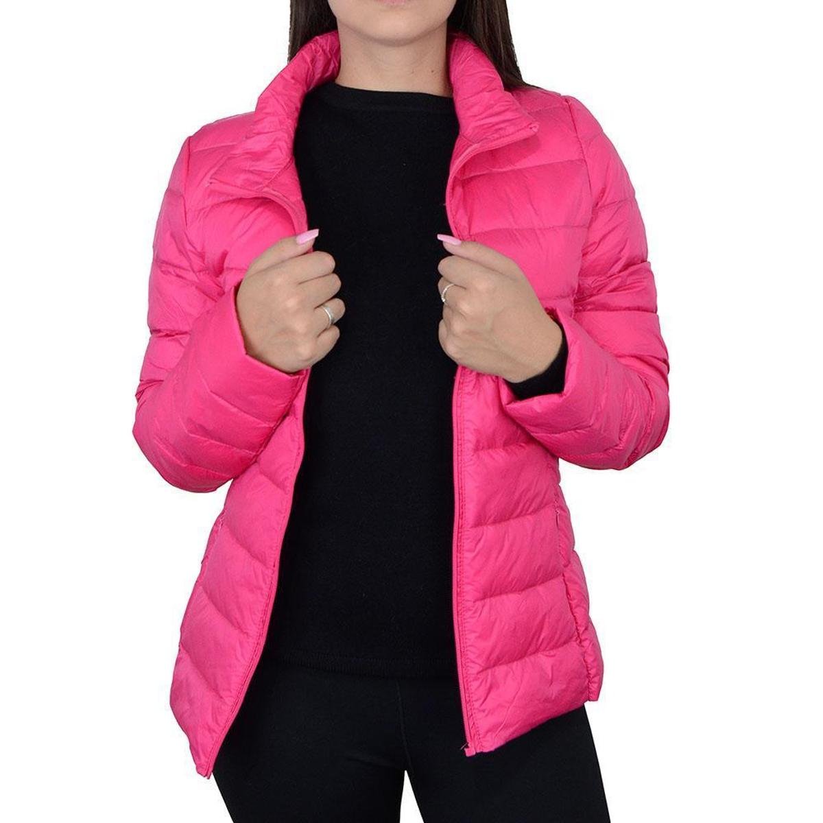 Jaqueta Feminina Miose Plumas Pink 2JFRG9 Zattini