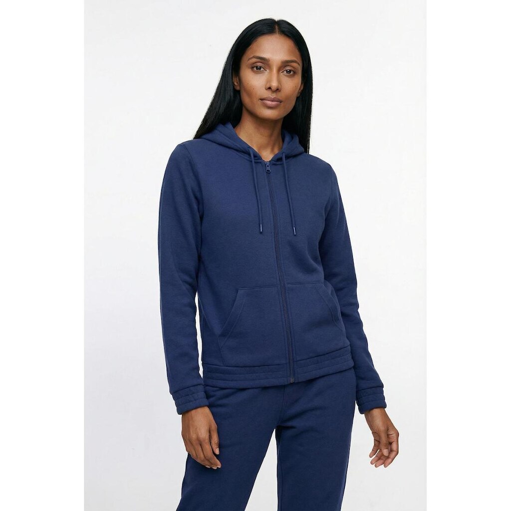 Jaqueta feminina moletom com capuz 61377