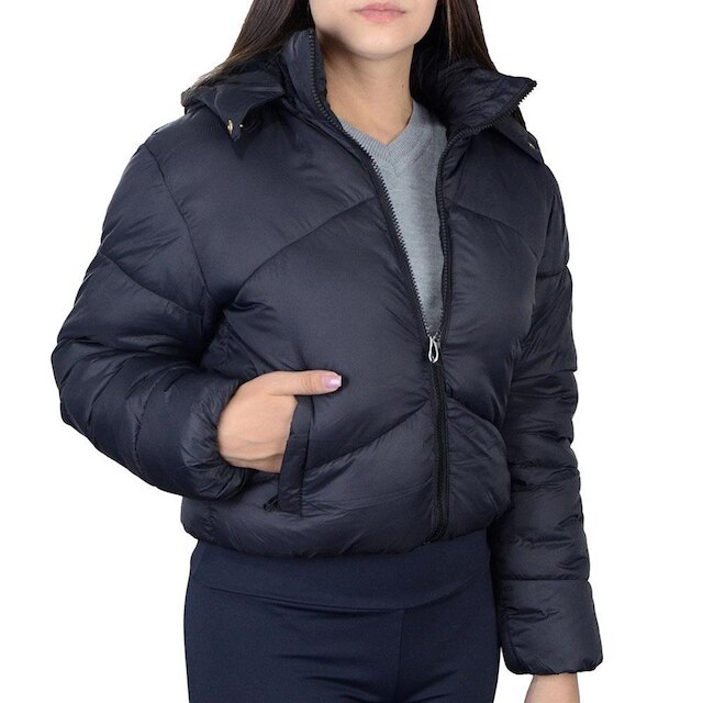 Jaqueta Feminina Pellini Bomber Peluciada Preta - GD662