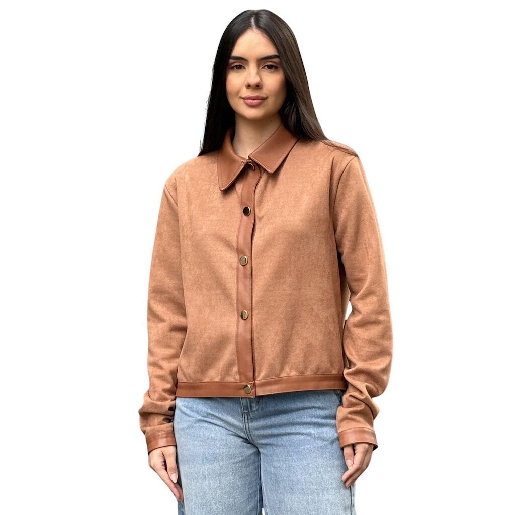 Jaqueta Feminina Suede Weekend Scalk