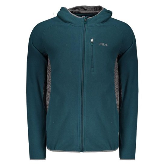 Jaqueta Fila Fleece Petróleo - Azul
