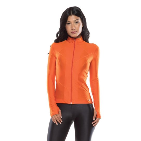 Jaqueta Fitness Power Basic - Laranja