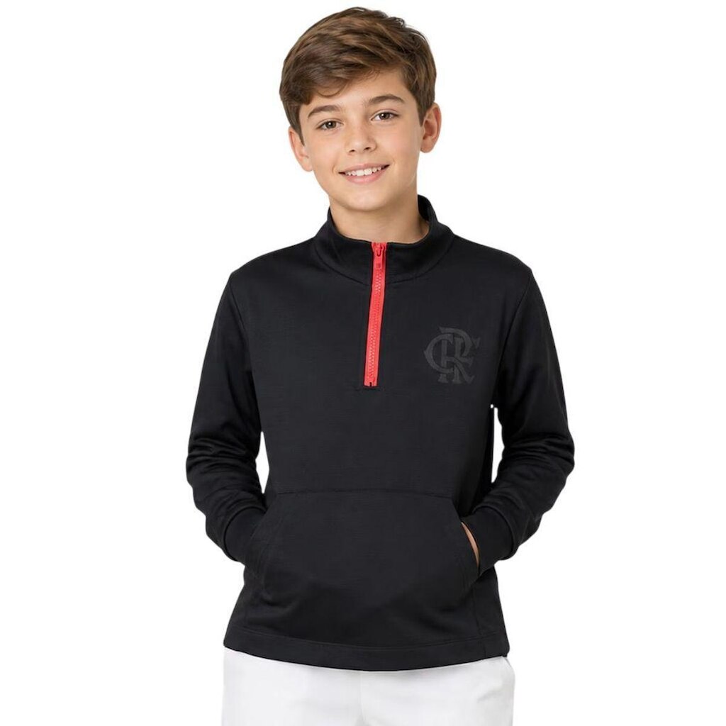 JAQUETA FLAMENGO TATO 00100775502 - PRETO/VERMELHO 8