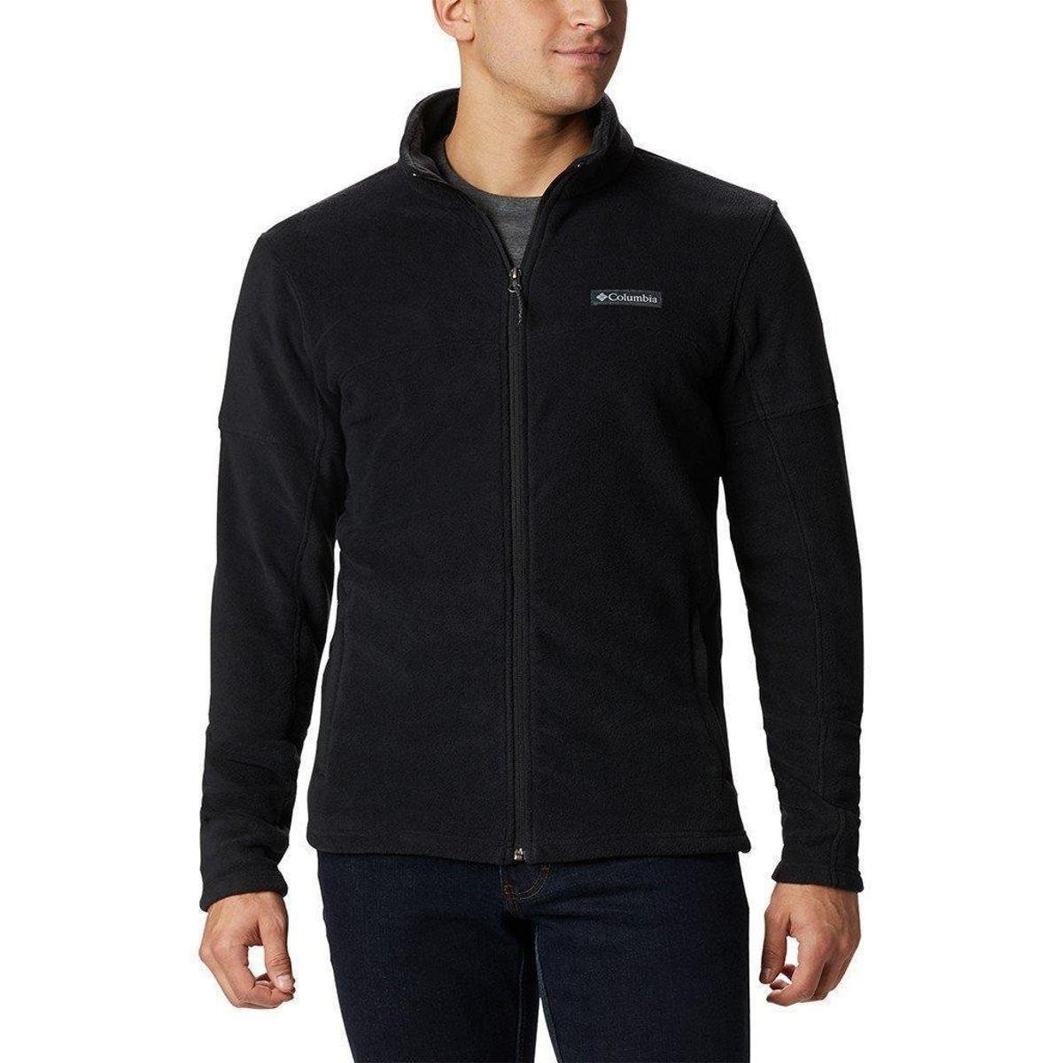 Jaqueta Fleece Masculina Columbia Basin Trail III Azul Marinho - GG Menor preço em Jaqueta Fleece Masculina Columbia Basin Trail III Azul Marinho - GG