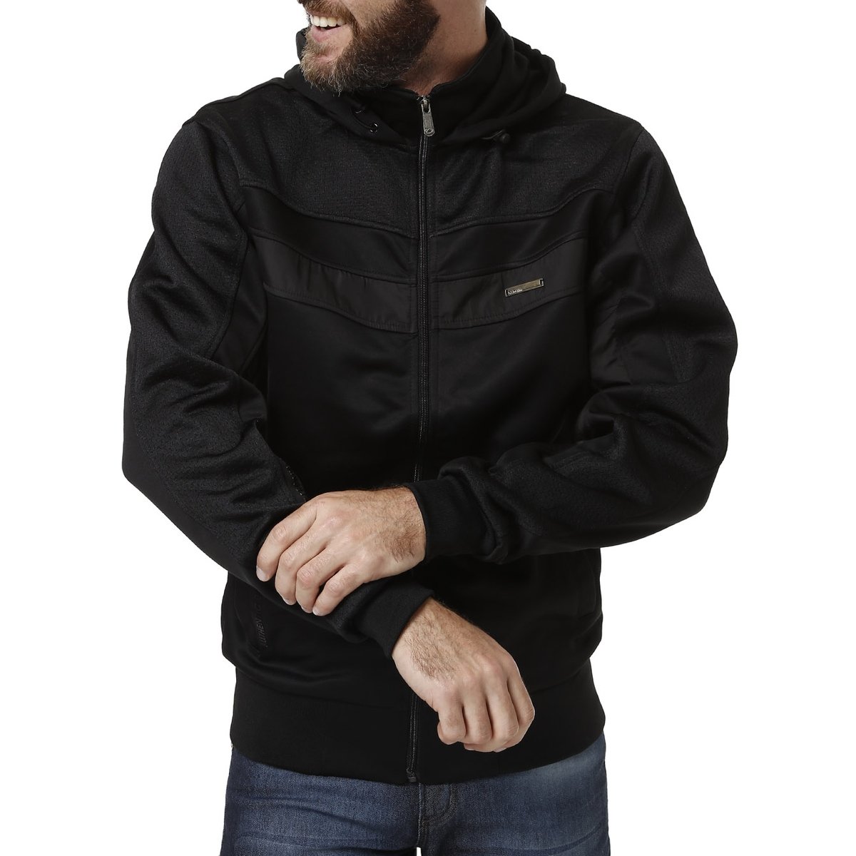 jaqueta gangster preta