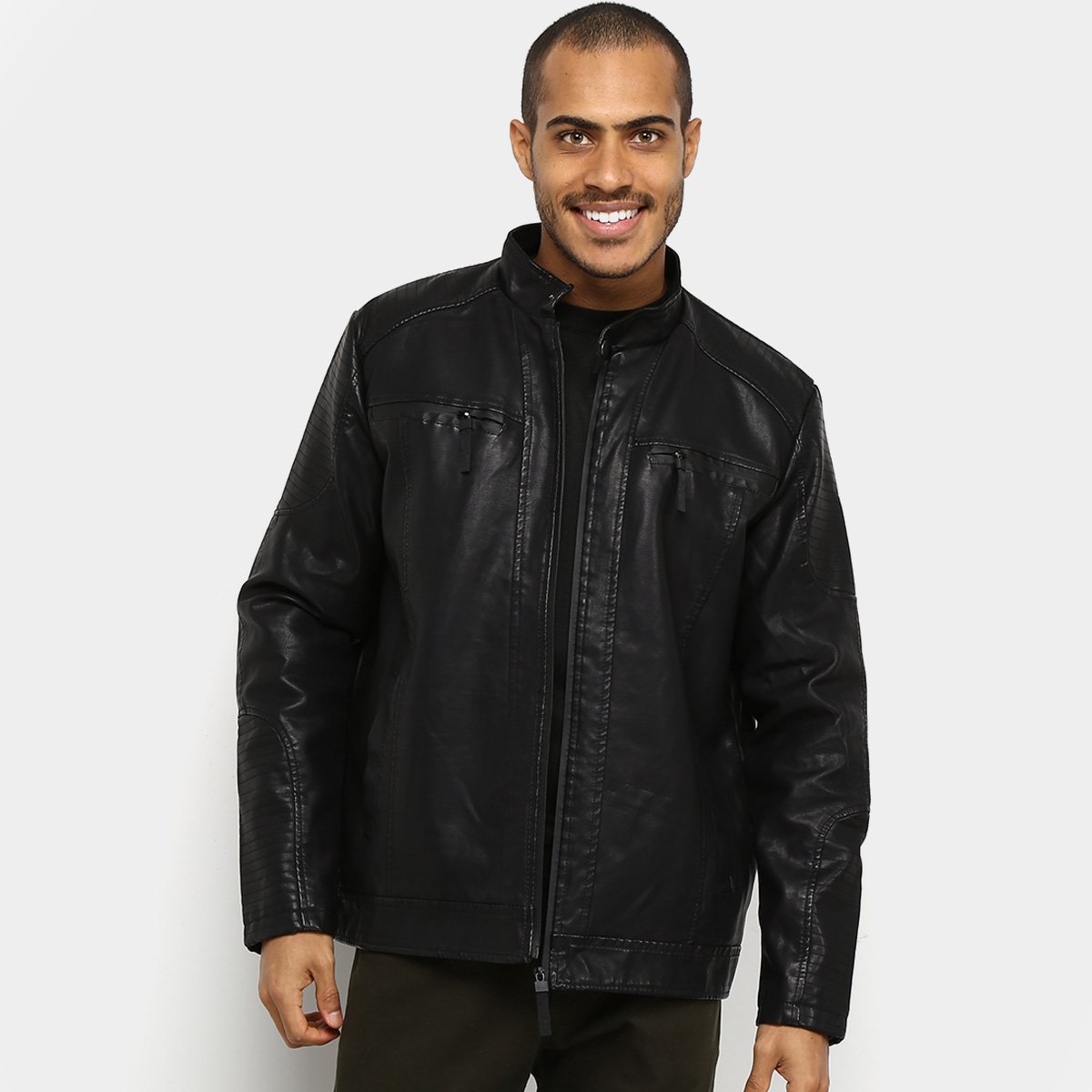 Jaqueta Giorgio Bianco Masculina - Preto Menor preço em Jaqueta Giorgio Bianco Masculina - Preto