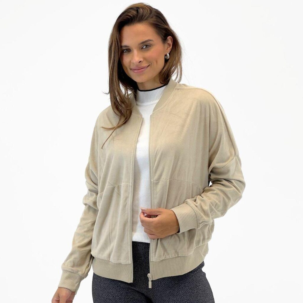 Jaqueta Hering Bomber em Plush Feminina