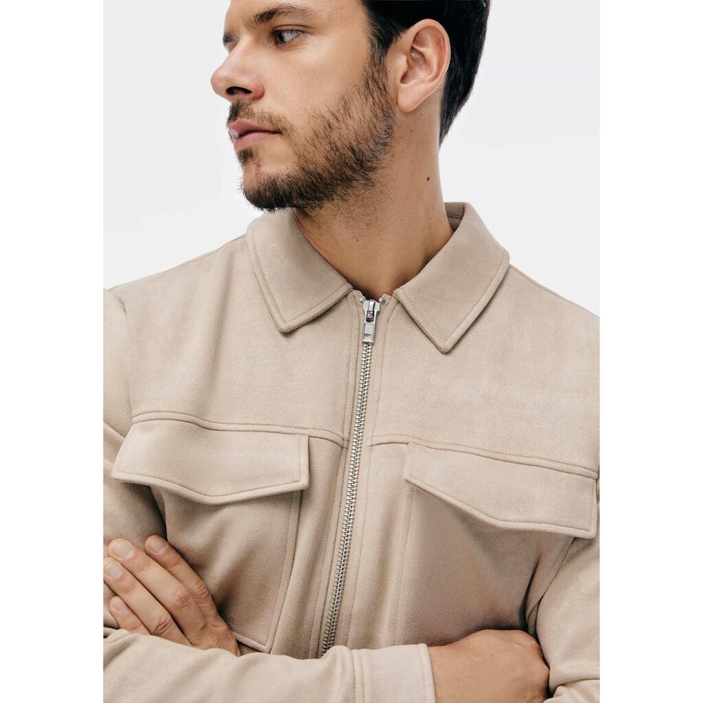 Jaqueta Hering Em Suede Leve Masculina