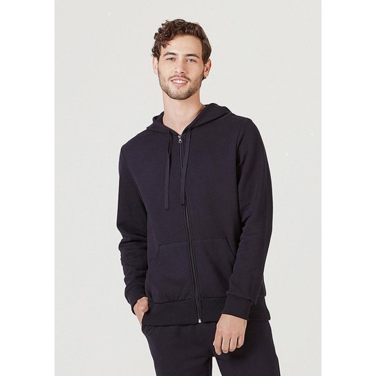 Jaqueta Hering Moletom Básica Capuz Masculina Zattini