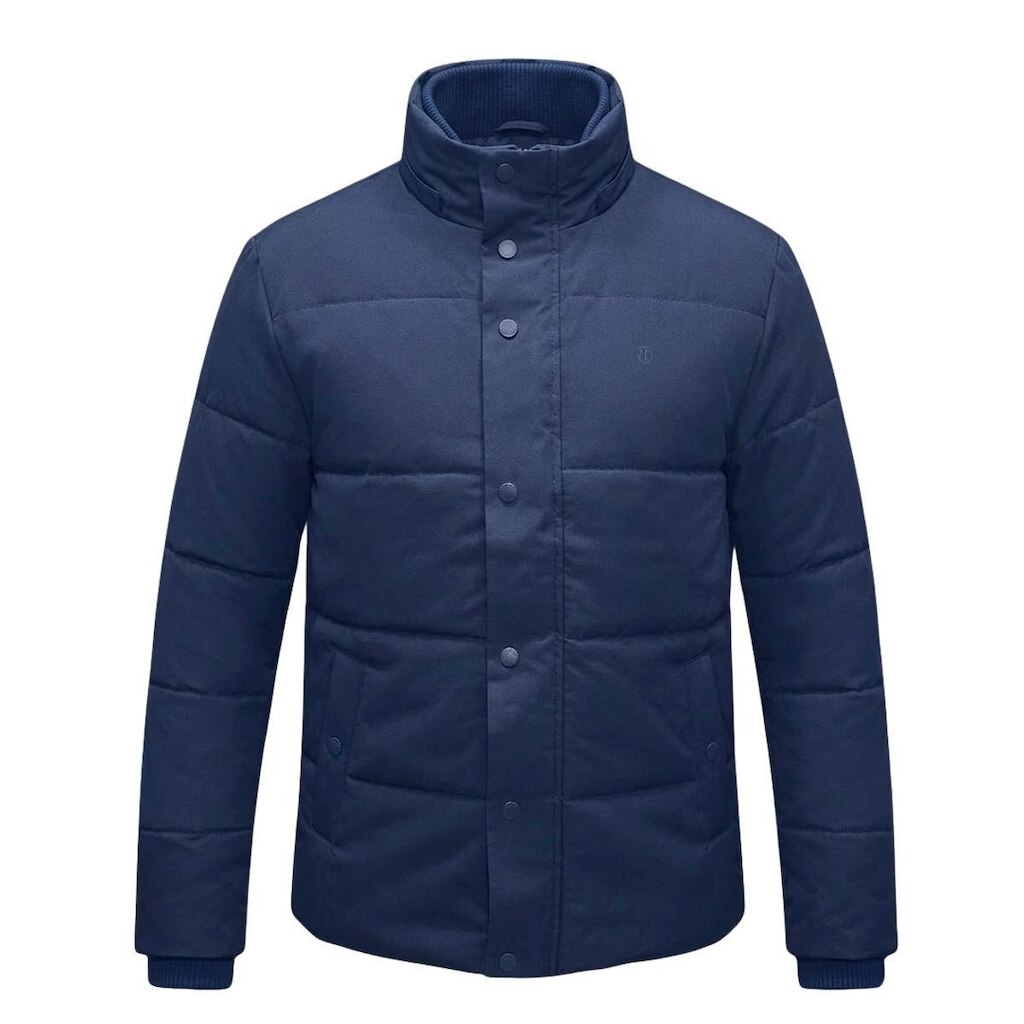 Jaqueta Individual Azul Marinho Puffer Capuz