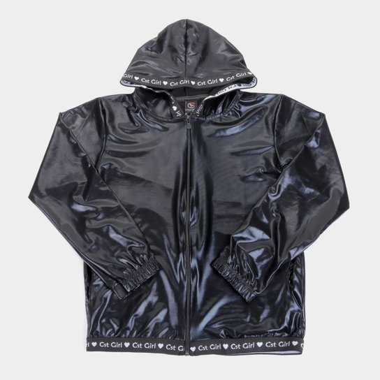 Jaqueta Infantil Costão Future Girl Feminina - Preto