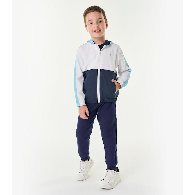 Jaqueta Infantil Em Microfibra Trick Nick Azul