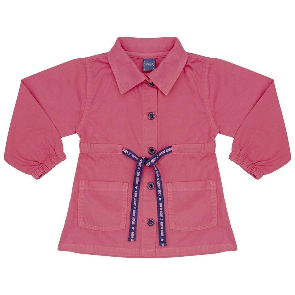 Jaqueta Infantil Look Jeans Parka Pink - PINK - 01