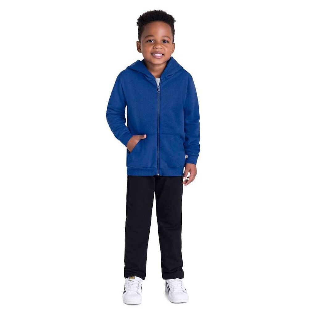 Jaqueta infantil menino em moletom Brandili