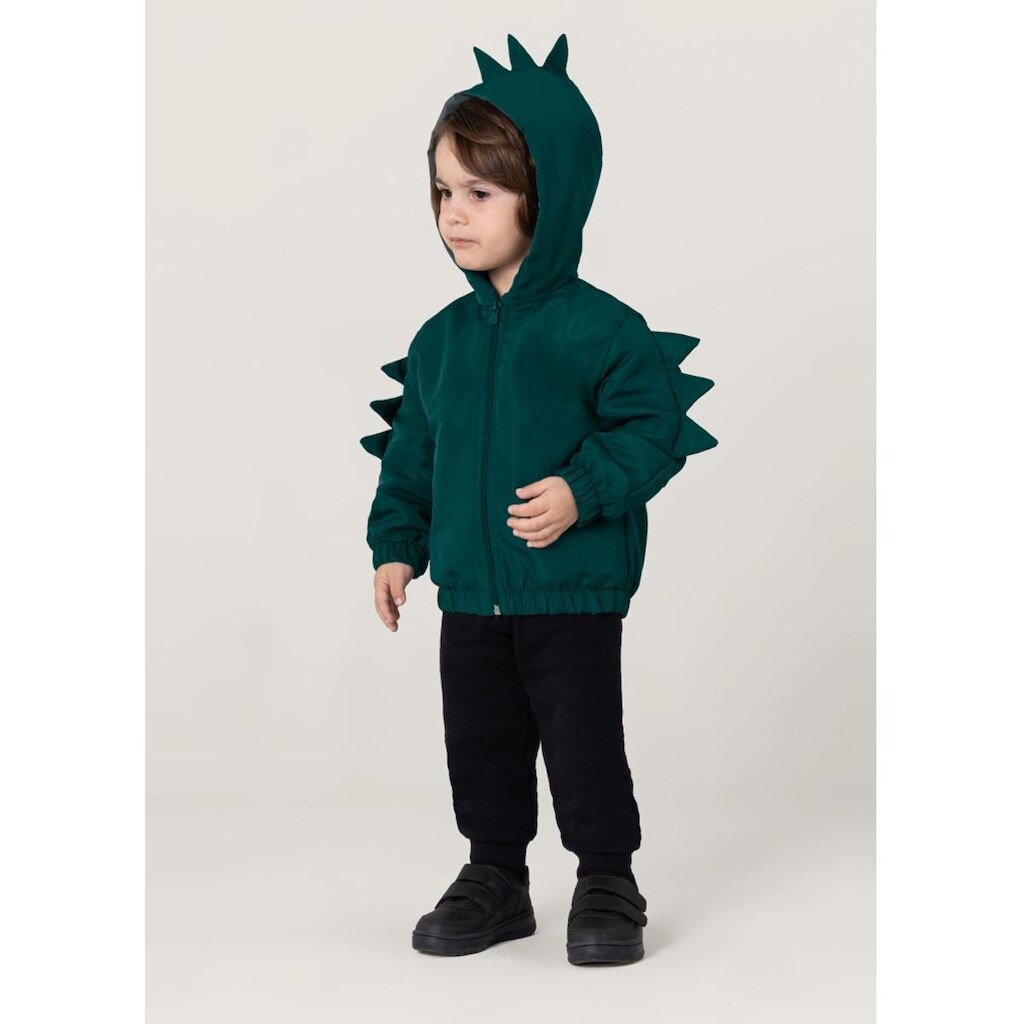 Jaqueta Infantil Menino Microfibra Verde Brandili