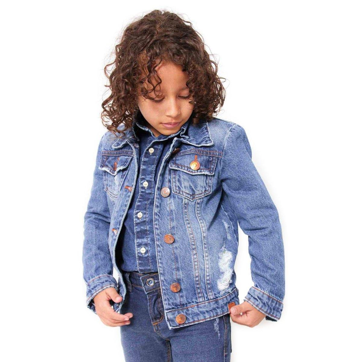 Jaqueta Jeans Infantil Compre Online Zattini - Main Image