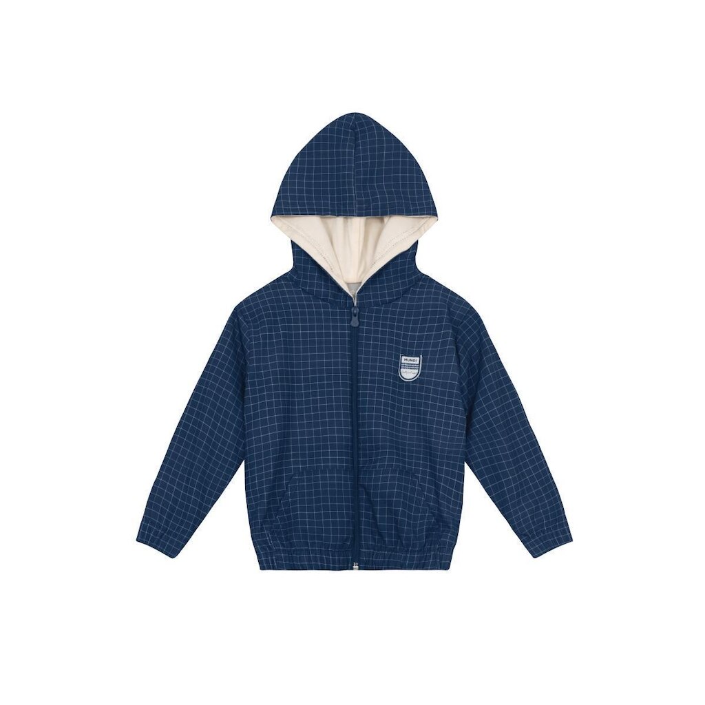 Jaqueta infantil menino xadrez Mundi