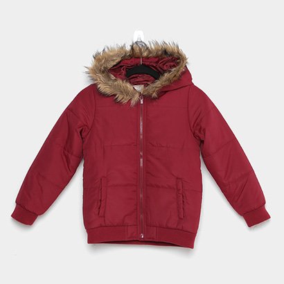 casaco de nylon infantil