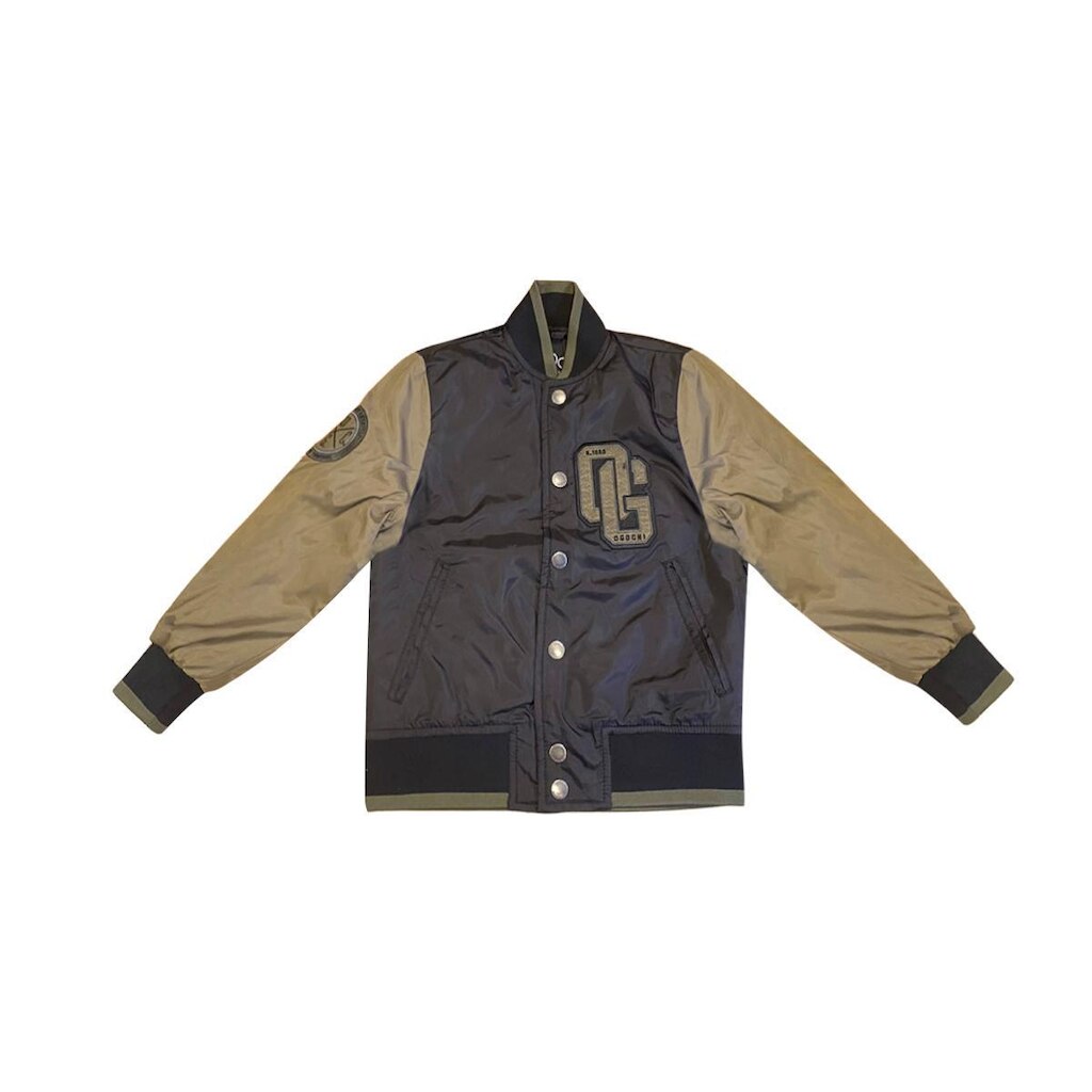 Jaqueta Infantil Ogochi Concept Slim Preto/Verde