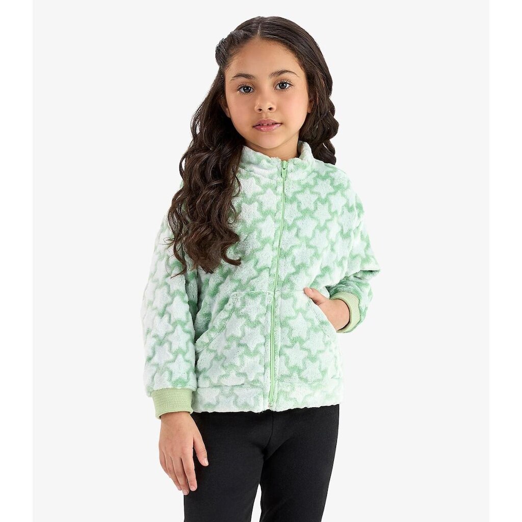 Jaqueta Infantil Pelinho Rovi Kids Verde
