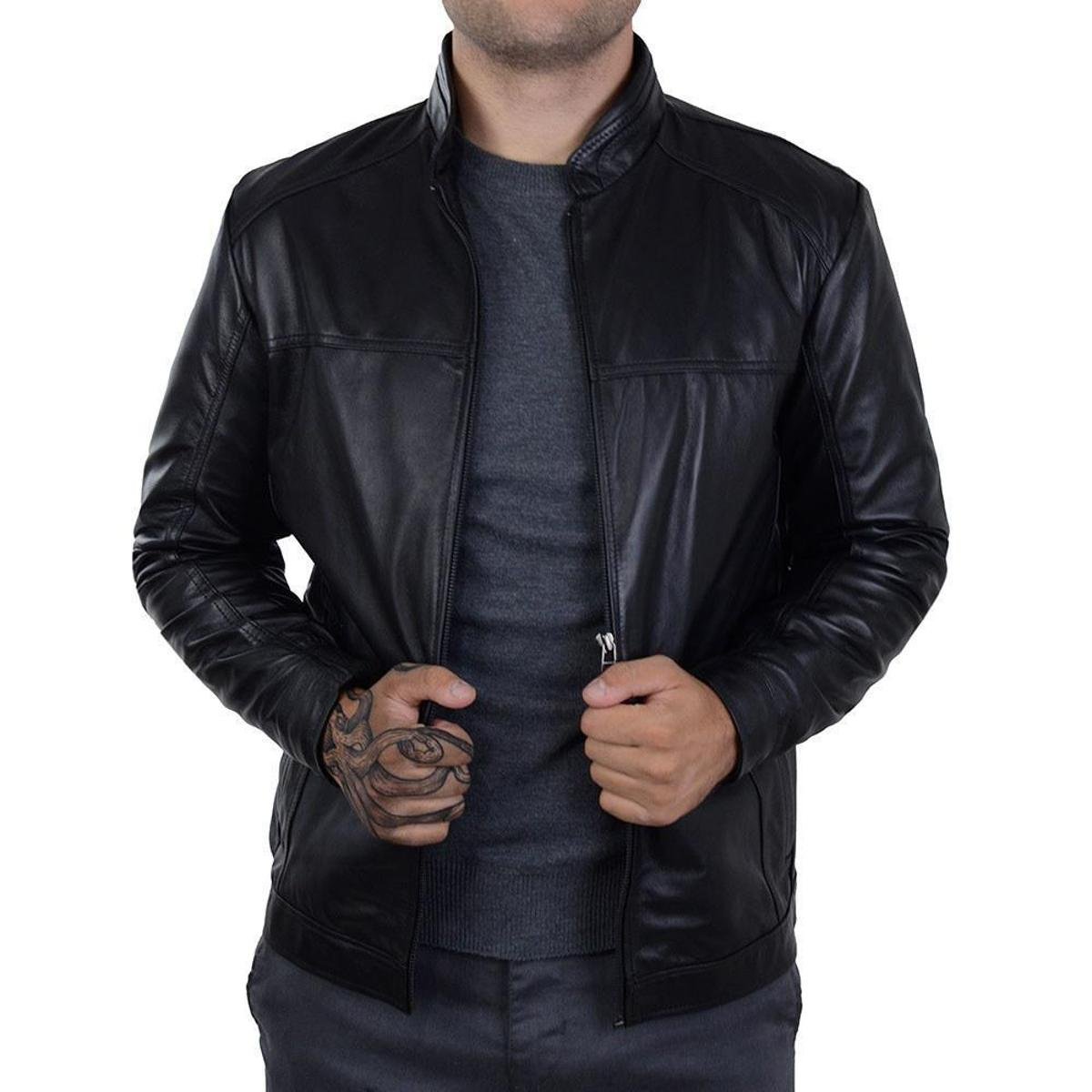 Jaqueta Jack Couro Masculina Menor preço em Jaqueta Jack Couro Masculina