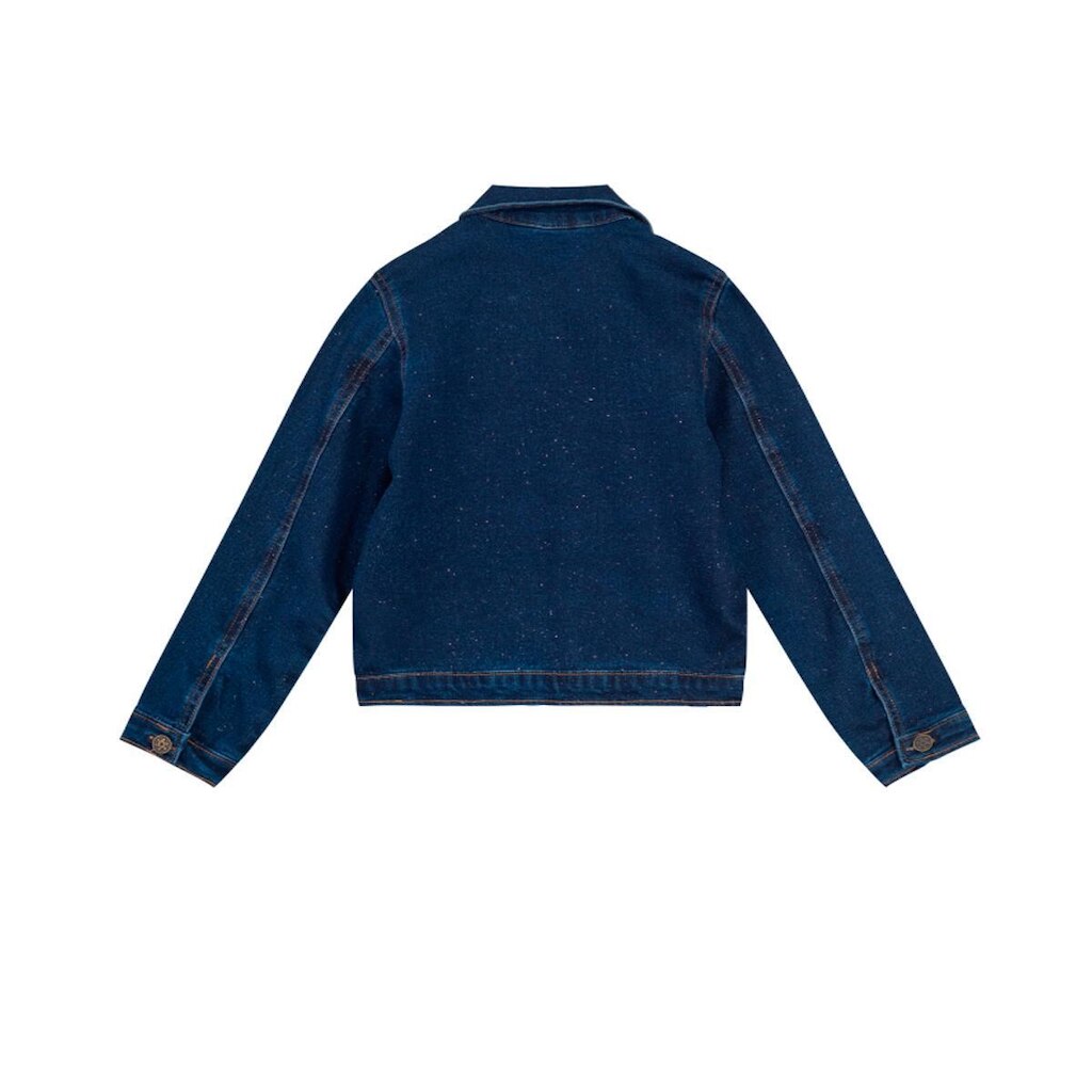 Jaqueta Jeans Com Brilho Infantil Menina Brandili