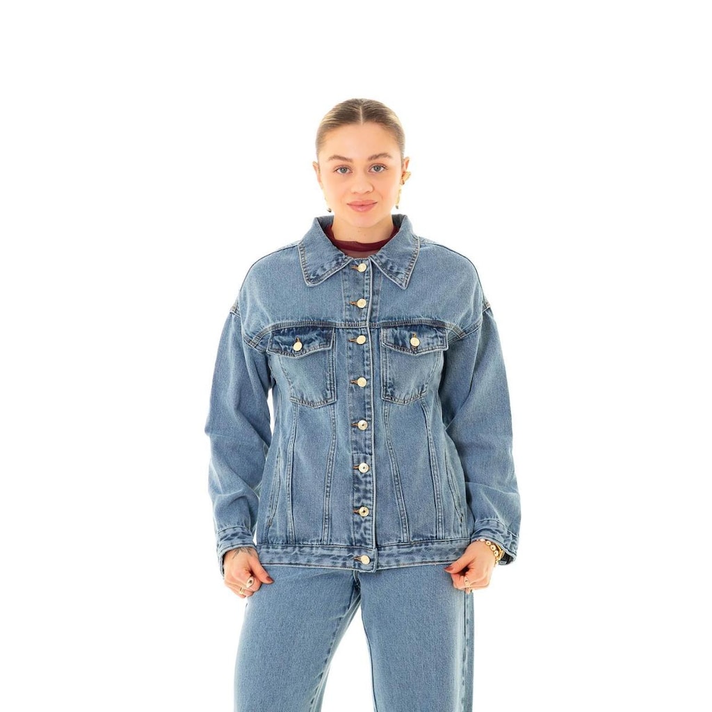 Jaqueta Jeans Feminina Arauto Oversized