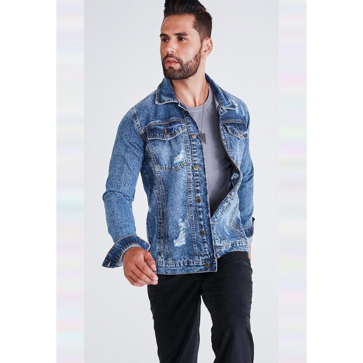 Jaqueta Jeans Levo Shop Mario - Azul é ruim? Jaqueta Jeans Levo Shop Mario - Azul é boa?