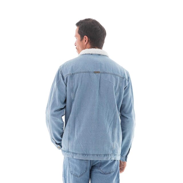 Jaqueta Jeans Masculina Arauto Com Pêlo