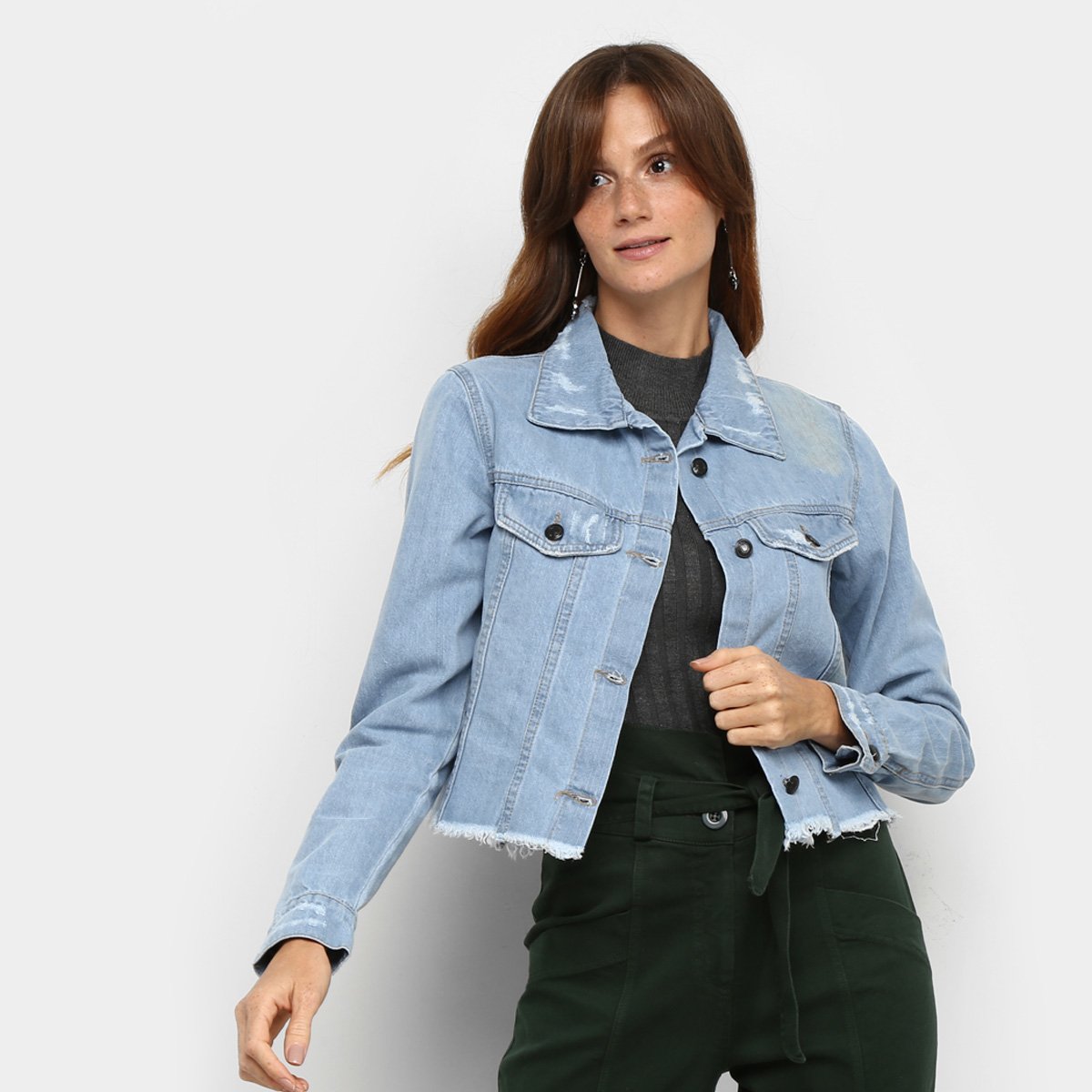 jaqueta jeans zattini