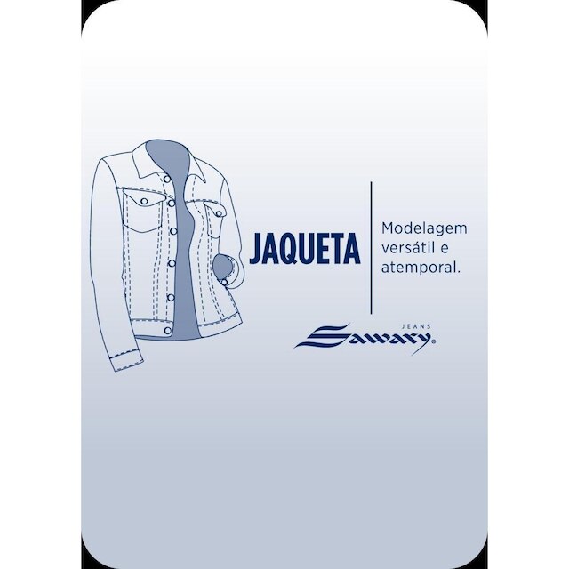 JAQUETA JEANS SAWARY FEMININA REF:282367