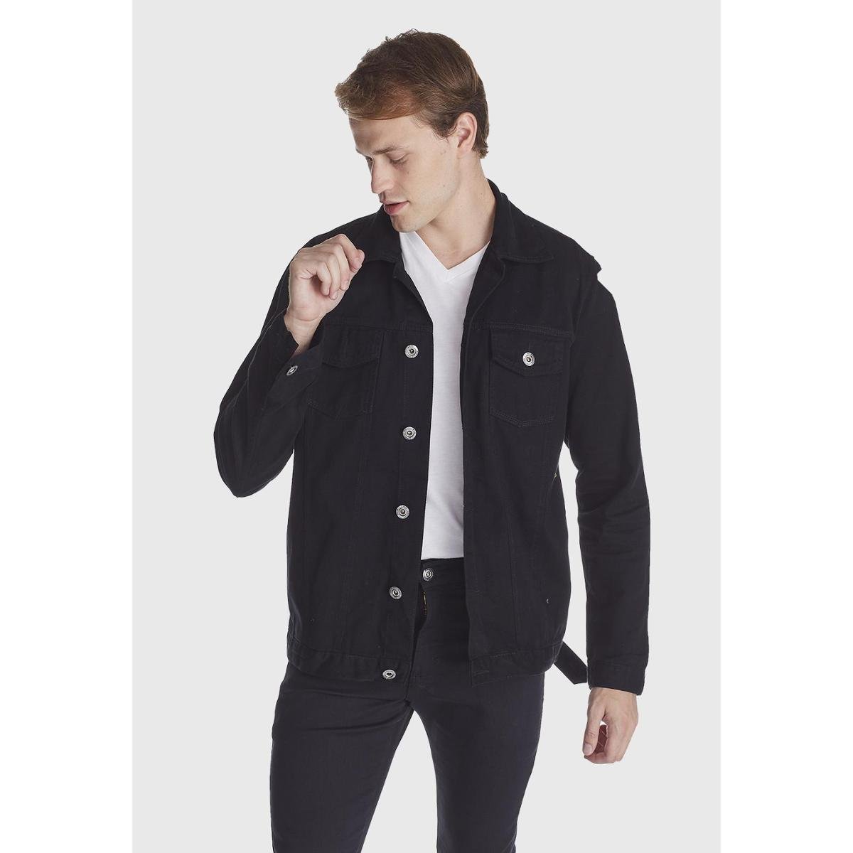 Jaqueta Jeans Zuren Black Amaciado Preto - Preto é ruim? Jaqueta Jeans Zuren Black Amaciado Preto - Preto é boa?