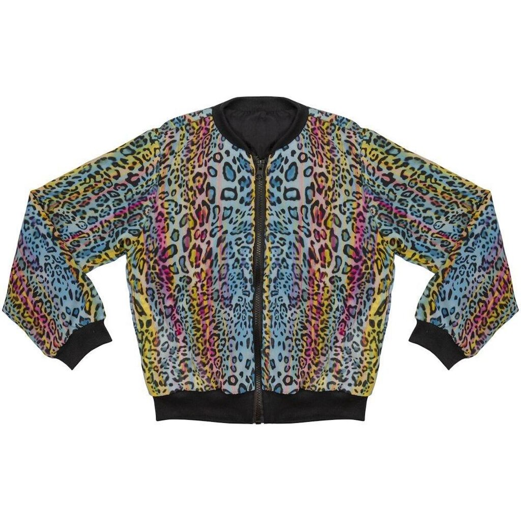 Jaqueta Juvenil Look Jeans Bomber Chifon Preta - UNICA - 8