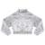 Jaqueta Juvenil Look Jeans Metalizada - 6 - PRETO - Prata