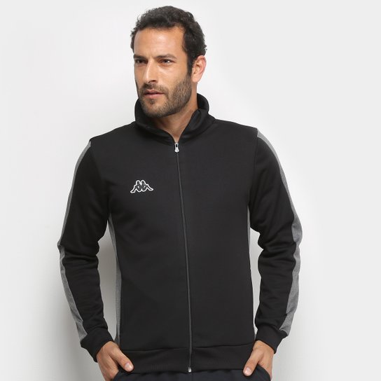 Jaqueta Kappa New Tech Piazza Masculina - Preto+Cinza
