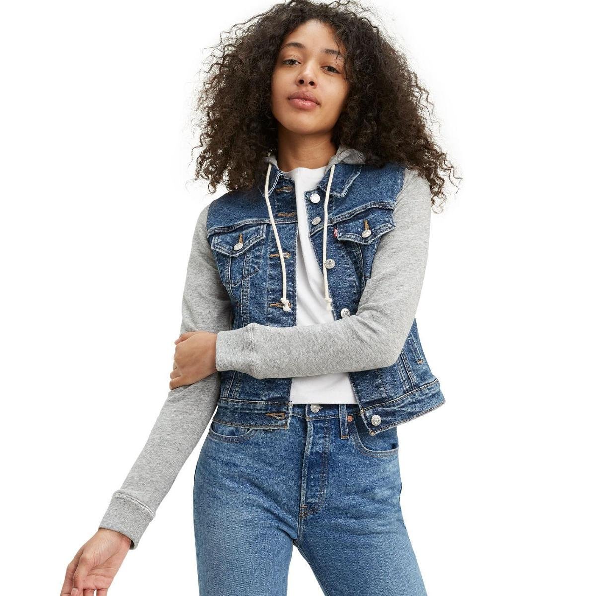 levis ladies moletom com capuz