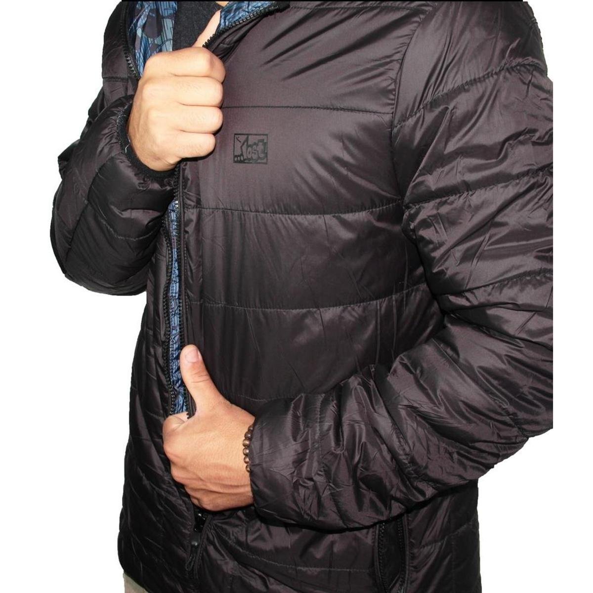 jaqueta lost dupla face