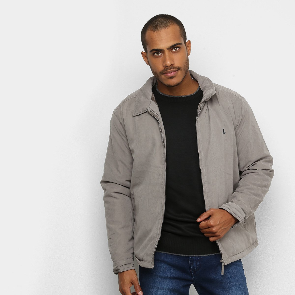 Jaqueta Lucky Sailing Lisa Masculina - Bege Menor preço em Jaqueta Lucky Sailing Lisa Masculina - Bege