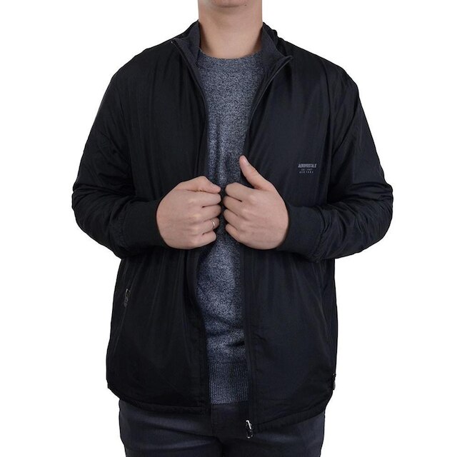 Jaqueta Masculina Aéropostale Dupla Face Preta - 8710