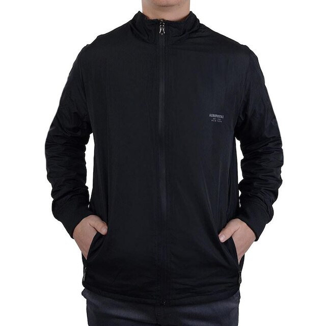 Jaqueta Masculina Aéropostale Dupla Face Preta - 8710