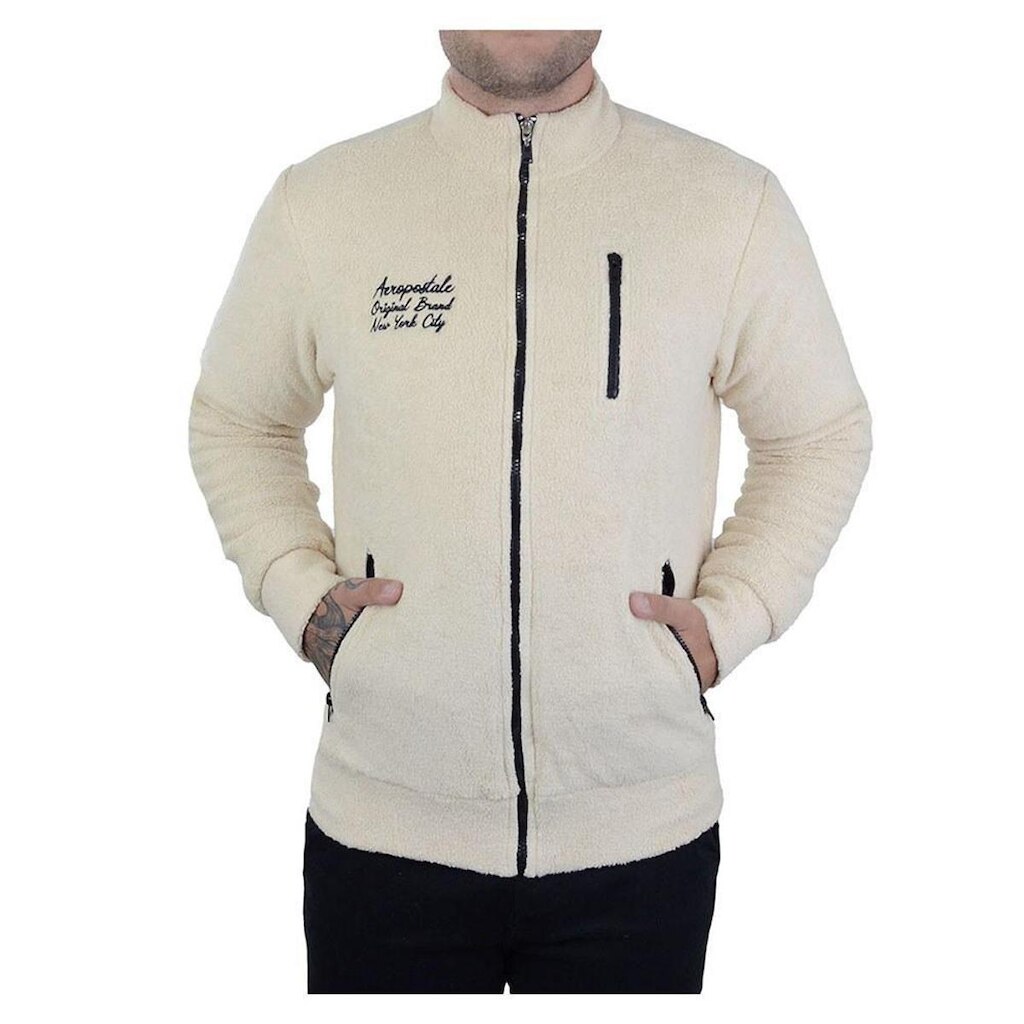 Jaqueta Masculina Aeropostale Fleece  Cru