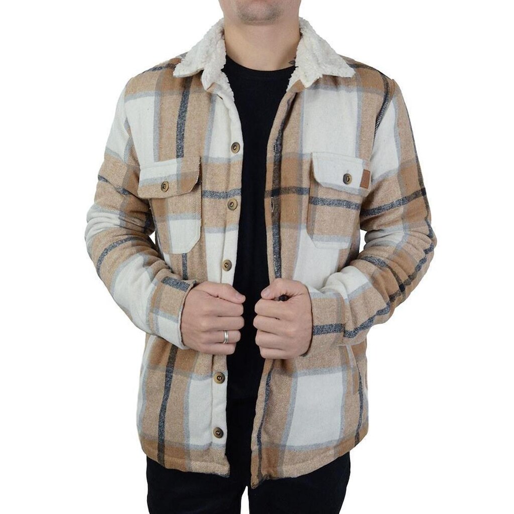 Jaqueta Masculina Aéropostale Xadrez Peluciada