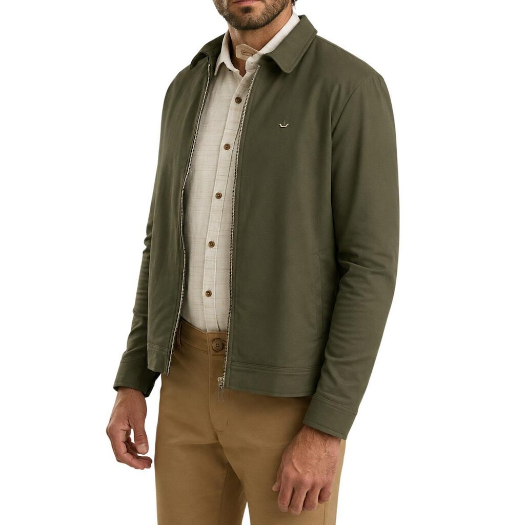 Jaqueta Masculina Docthos Slim Verde Oliva - 610936